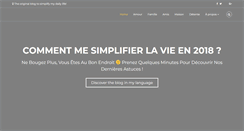Desktop Screenshot of mesimplifierlavie.com